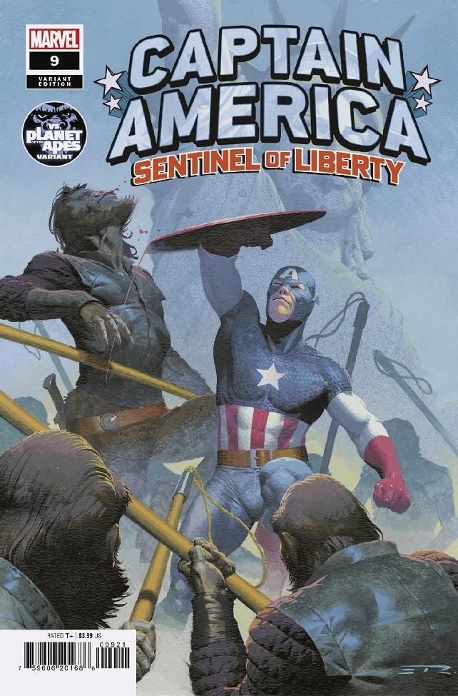 CAPTAIN AMERICA SENTINEL OF LIBERTY #9 PLANET OF THE APES VA