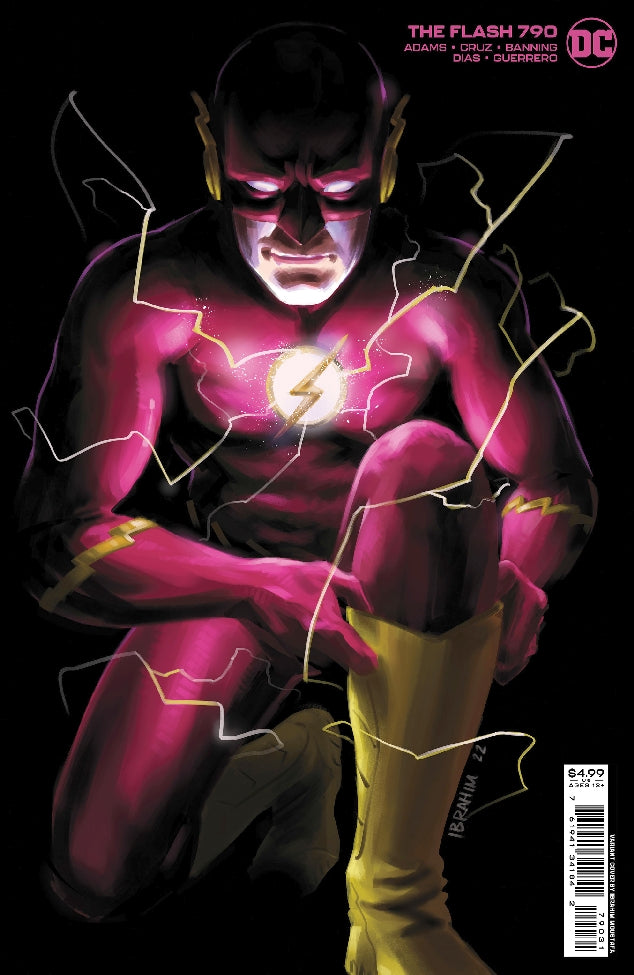 FLASH (2016) #790 CVR C IBRAHIM MOUSTAFA CARD STOCK VAR