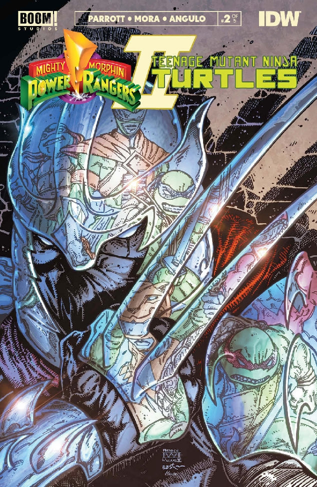 MMPR TMNT II #2 (OF 5) CVR B EASTMAN & WILLIAMS II (C: 1-0-0