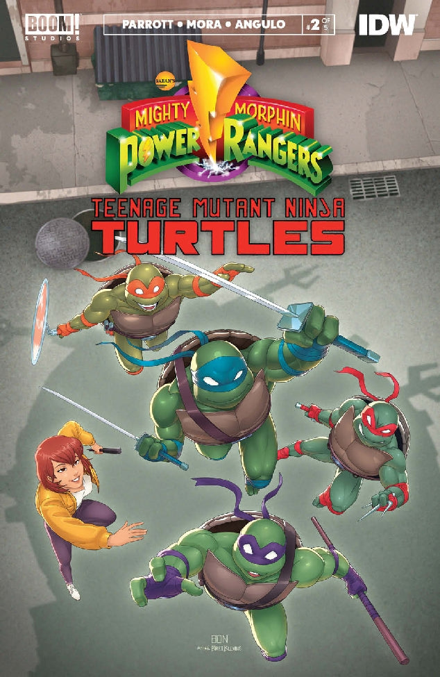 MMPR TMNT II #2 (OF 5) CVR D TMNT VAR BERNARDO