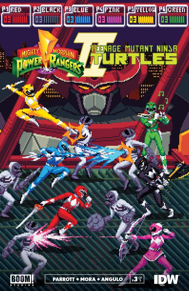 MMPR TMNT II #3 (OF 5) CVR C MMPR VAR SANCHES