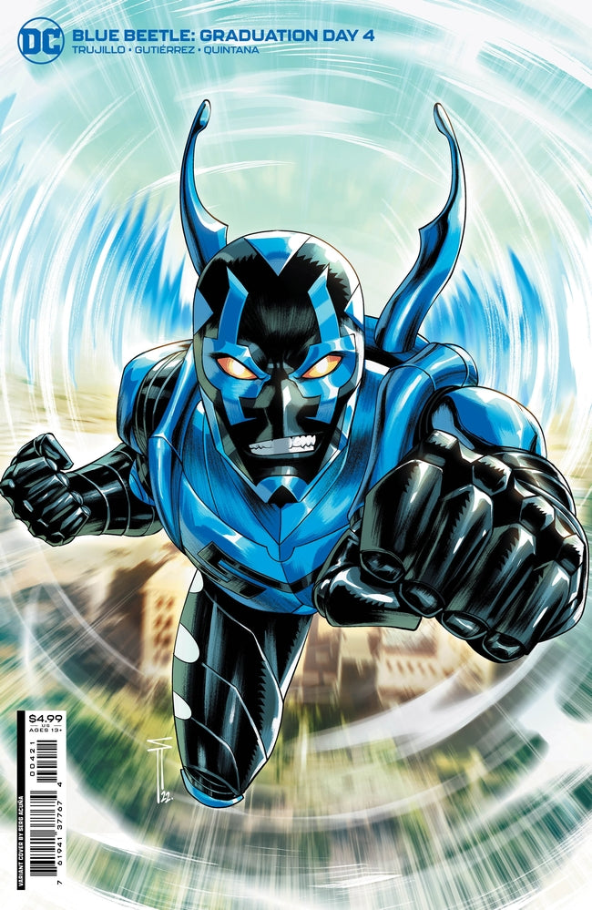 BLUE BEETLE GRADUATION DAY #4(OF 6) CVR B ACUNA CARD VAR