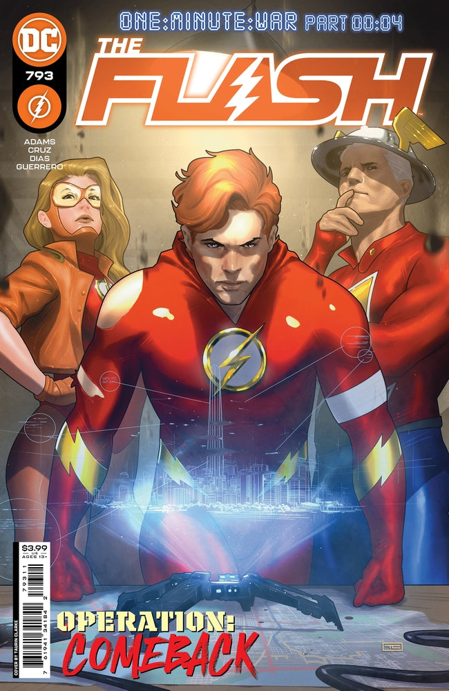 FLASH (2016) #793 CVR A TAURIN CLARKE (ONE-MINUTE WAR)