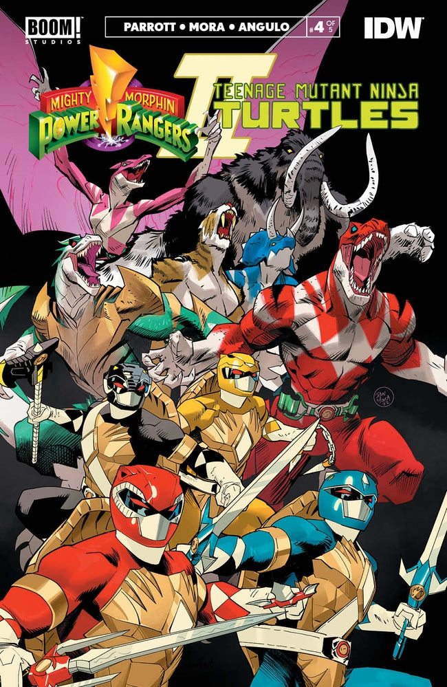 MMPR TMNT II #4 (OF 5) CVR A MORA