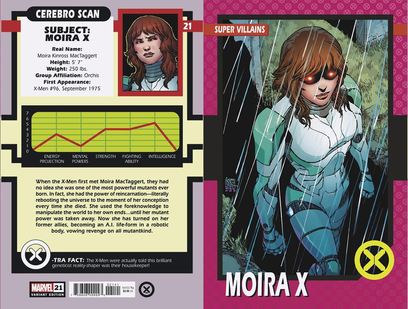 X-MEN #21 CAMUNCOLI TRADING CARD VAR