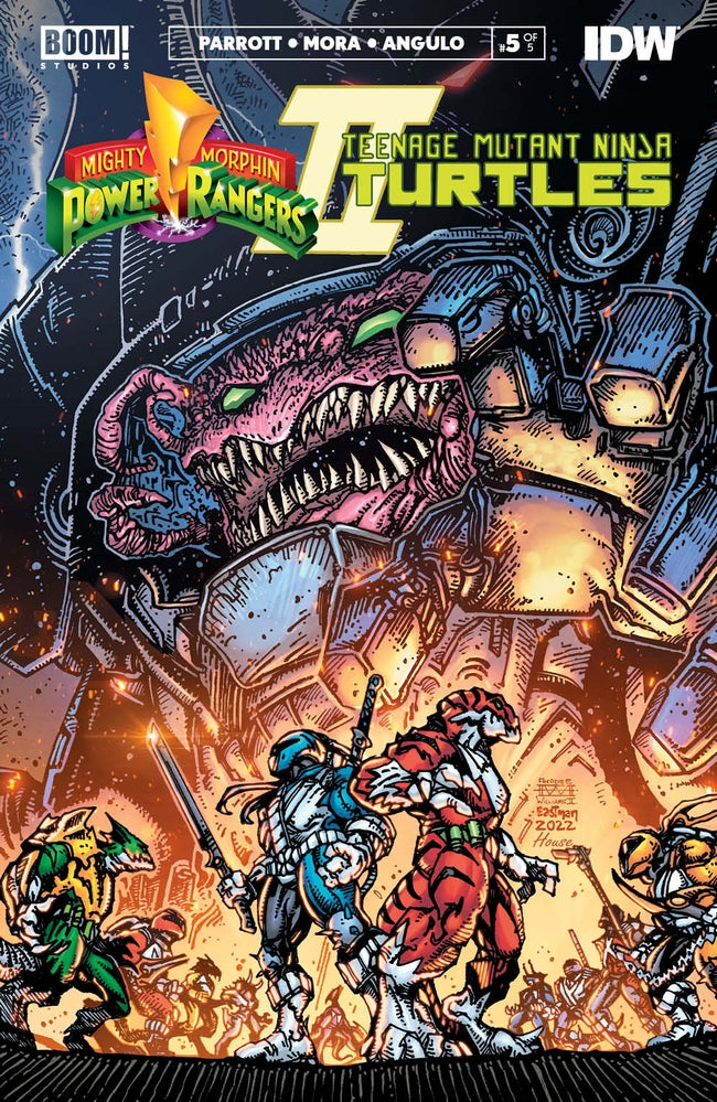 MMPR TMNT II #5 (OF 5) CVR B EASTMAN & WILLIAMS II (C: 1-0-0