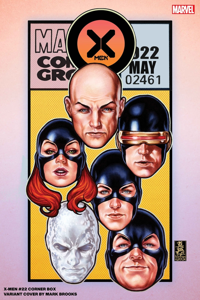 X-MEN #22 BROOKS CORNER BOX VAR