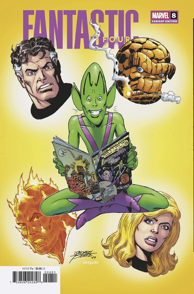 FANTASTIC FOUR #8 GEORGE PEREZ VAR