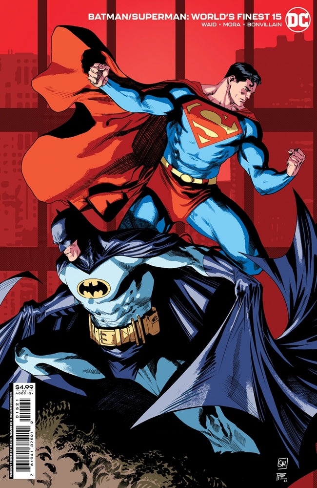 BATMAN SUPERMAN WORLDS FINEST #15 CVR B SAMPERE REDONDO