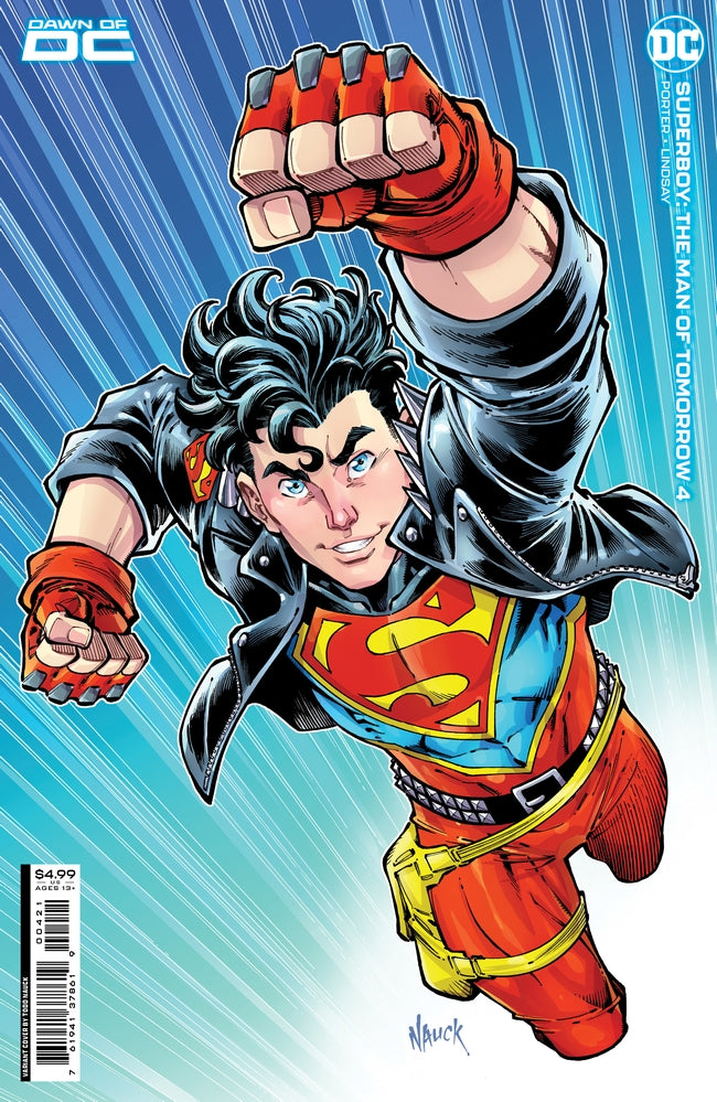 SUPERBOY THE MAN OF TOMORROW #4 (OF 6) CVR B NAUCK CS VAR