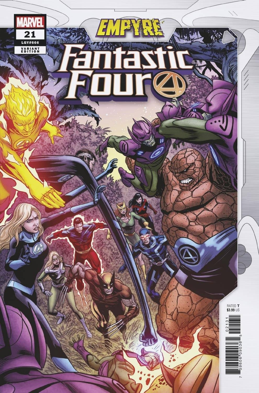 FANTASTIC FOUR #21 ZIRCHER CONFRONTATION VAR EMP