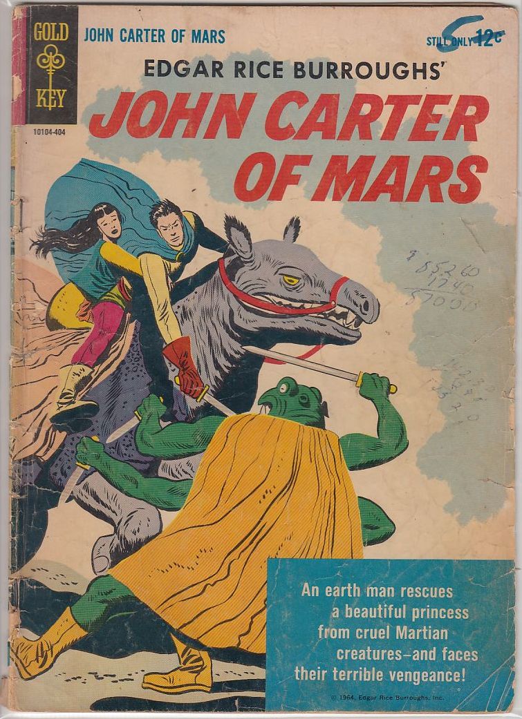 JOHN CARTER OF MARS (EDGAR RICE BURROUGHS) #1 GD