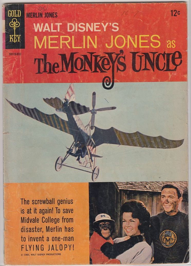 MERLIN JONES AS THE MONKEY'S UNCLE #1 VG-