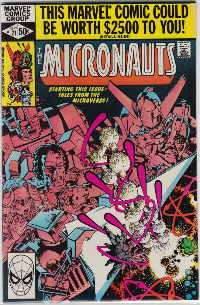 MICRONAUTS (1979) #21 NM-