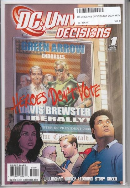 DC UNIVERSE DECISIONS (4 BOOK SET)