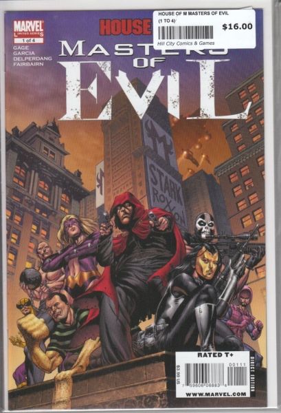 HOUSE OF M MASTERS OF EVIL SET(1 TO 4)