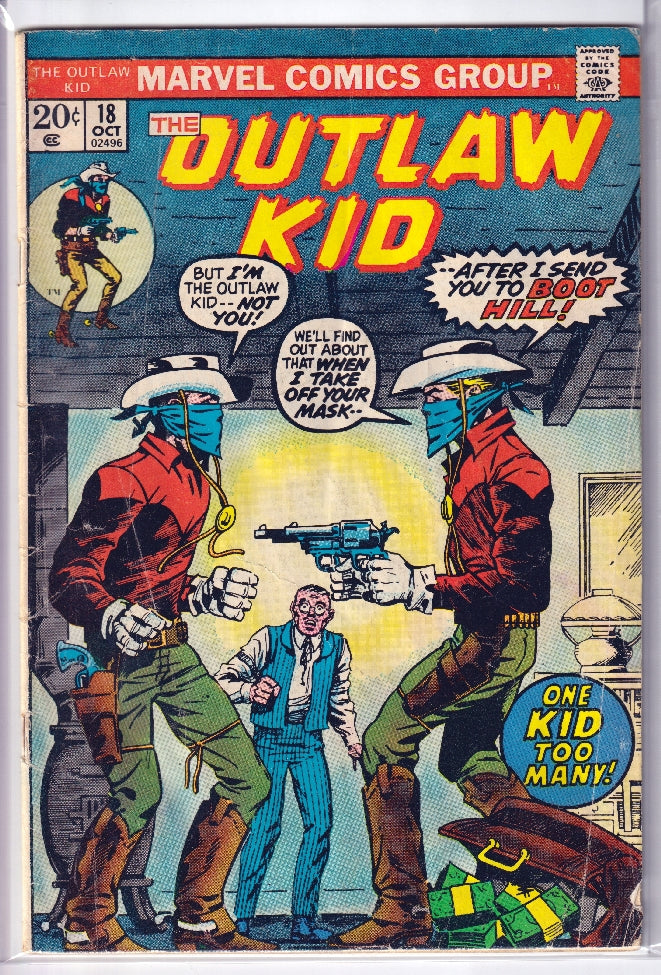 OUTLAW KID (1970) #18 G