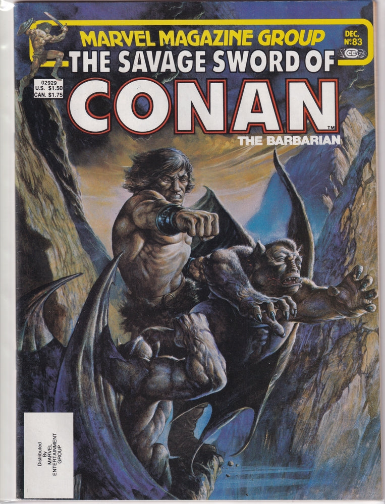 SAVAGE SWORD OF CONAN (1974) #083 VF-