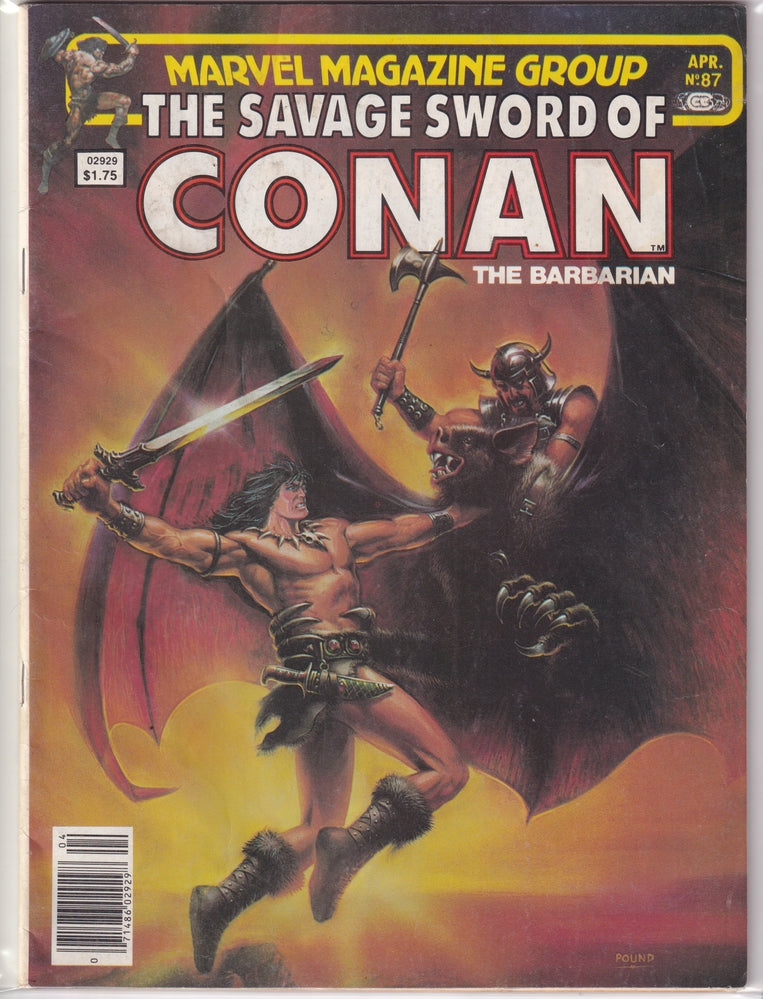 SAVAGE SWORD OF CONAN (1974) #087 VG