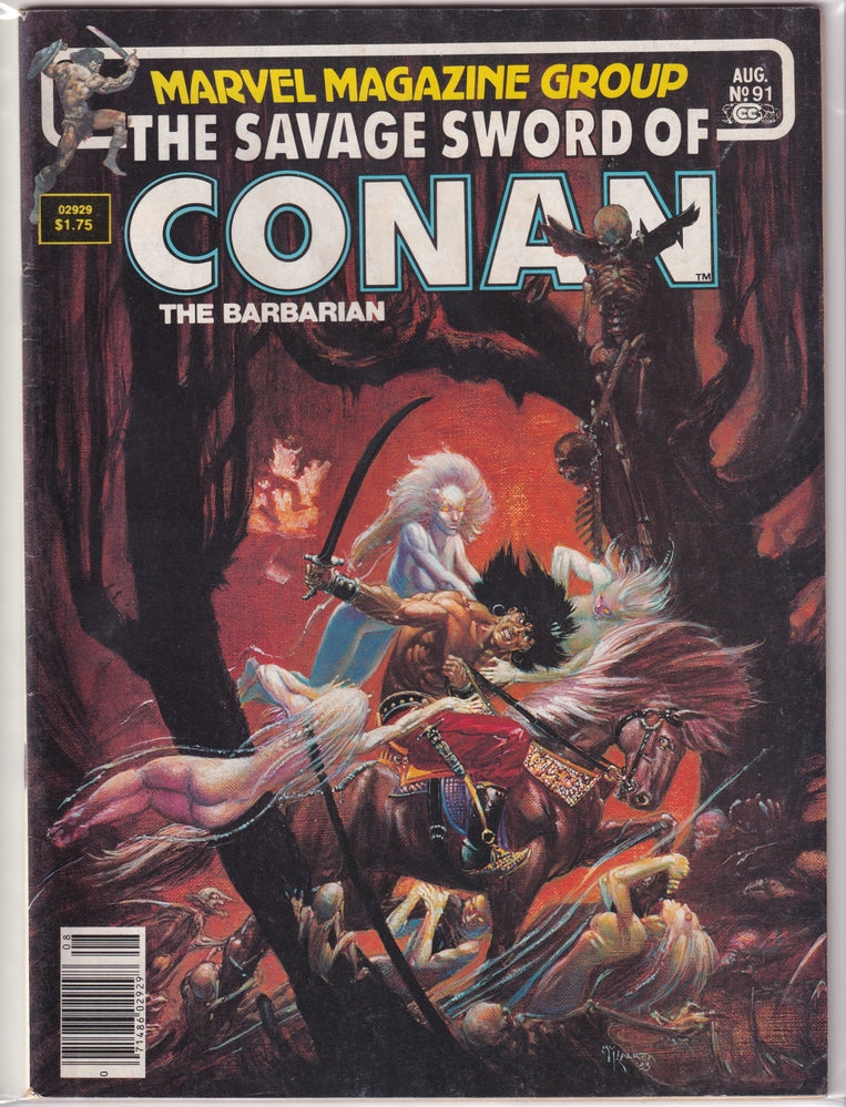 SAVAGE SWORD OF CONAN (1974) #091 FN