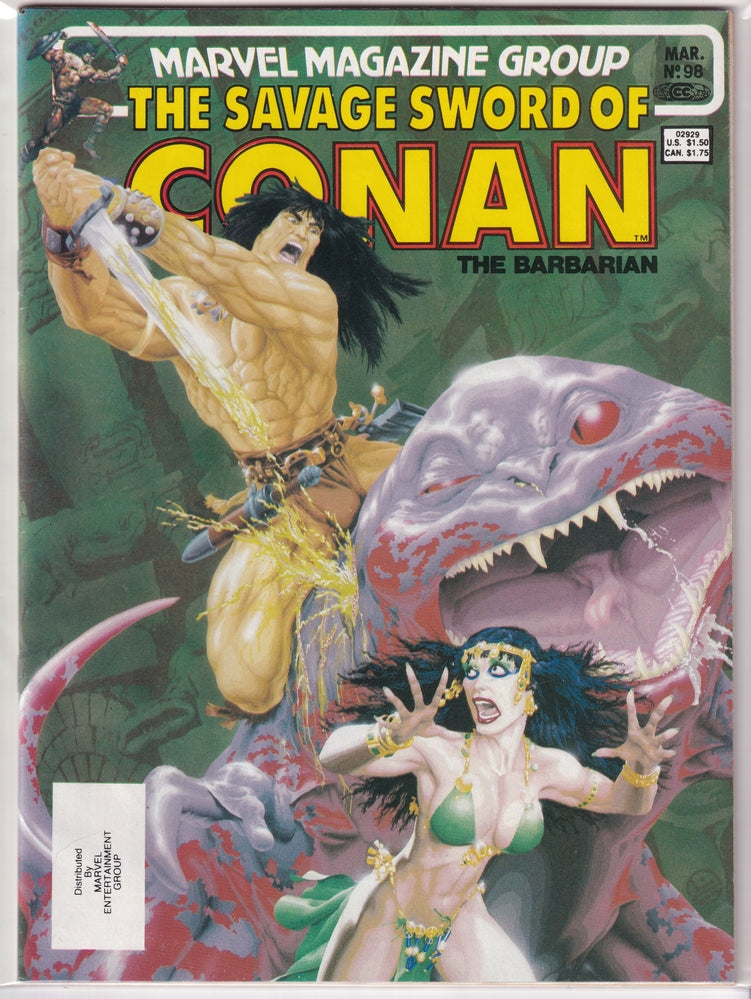 SAVAGE SWORD OF CONAN (1974) #098 VF