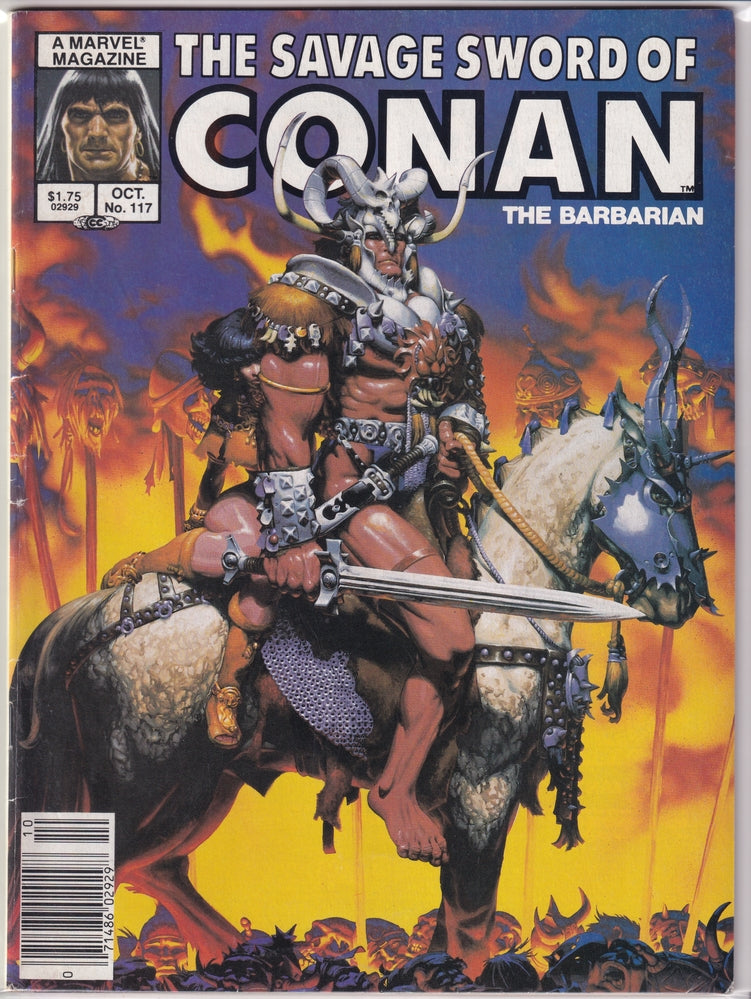 SAVAGE SWORD OF CONAN (1974) #117 FN