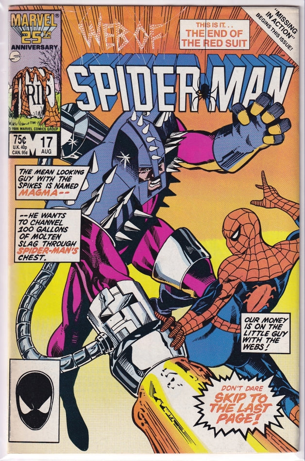 WEB OF SPIDER-MAN (1985) #017 FN