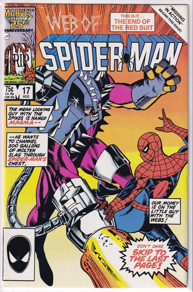 WEB OF SPIDER-MAN (1985) #017 VF