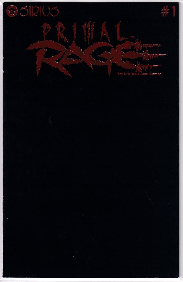 PRIMAL RAGE #1 RED FOIL LOGO