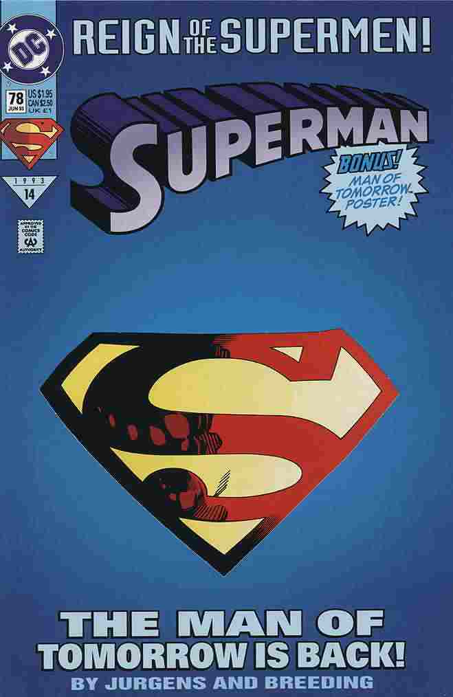 SUPERMAN (1987) #078  CVR A