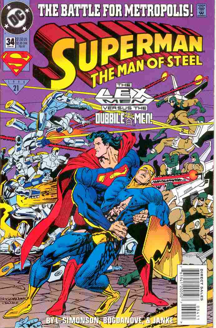 SUPERMAN THE MAN OF STEEL #034