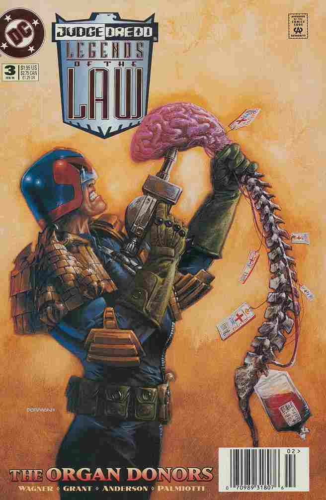 JUDGE DREDD: LEGENDS OF THE LAW #3 VF