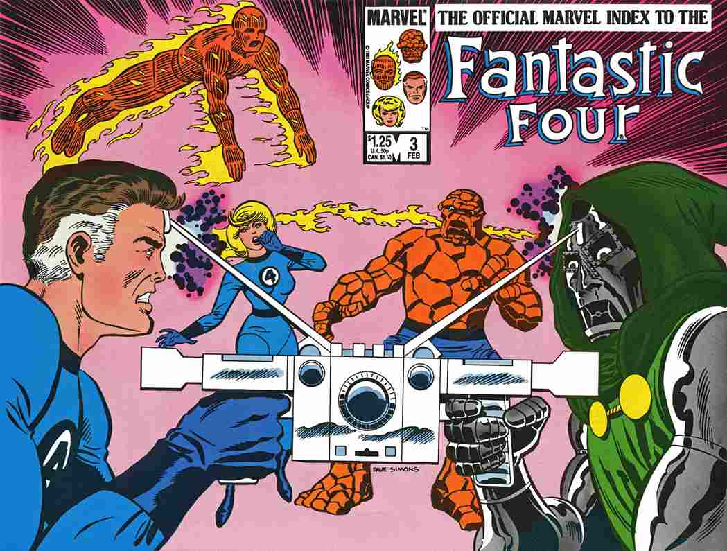 OFFICIAL MARVEL INDEX TO THE FANTASTIC FOUR #3 VF