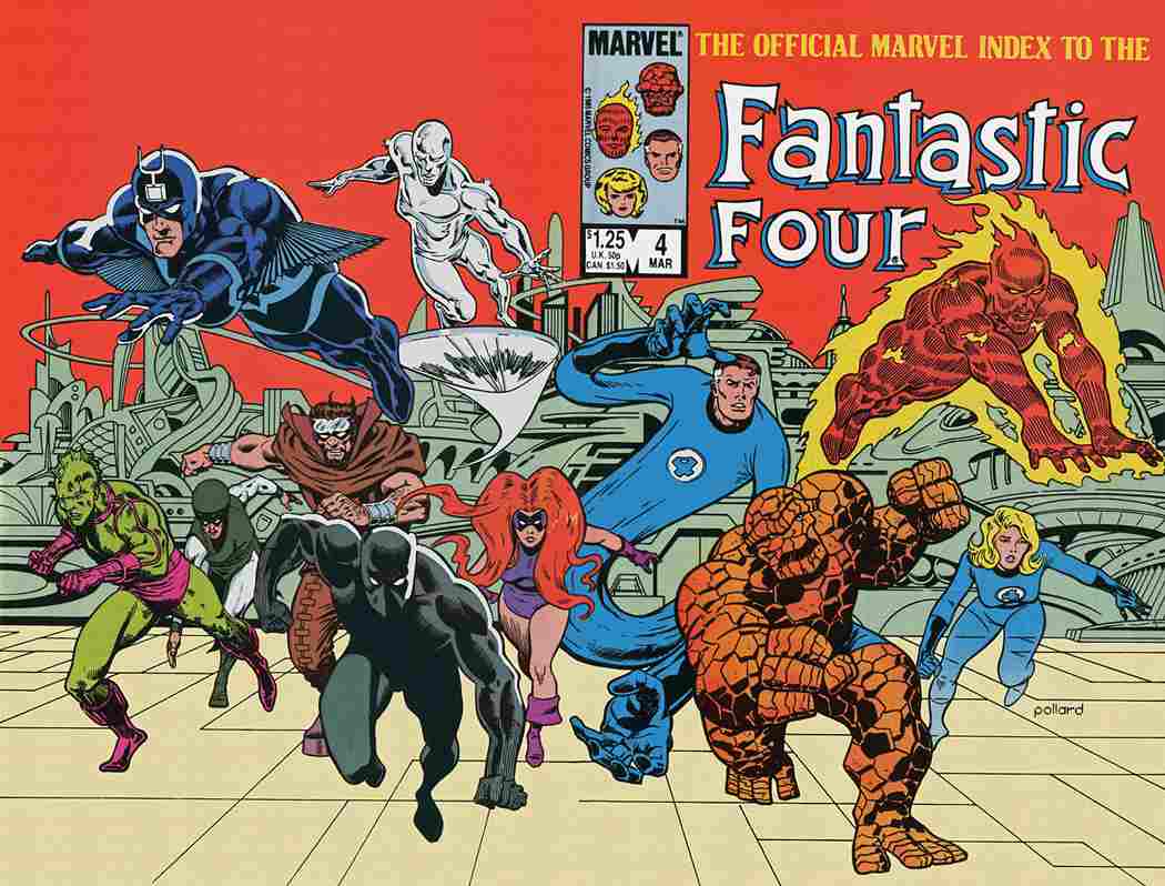 OFFICIAL MARVEL INDEX TO THE FANTASTIC FOUR #4 VF