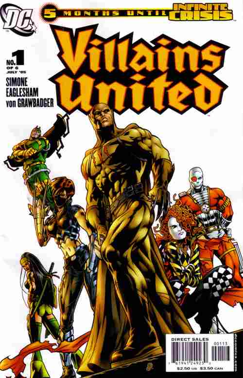 VILLAINS UNITED 3RD PRINT #1