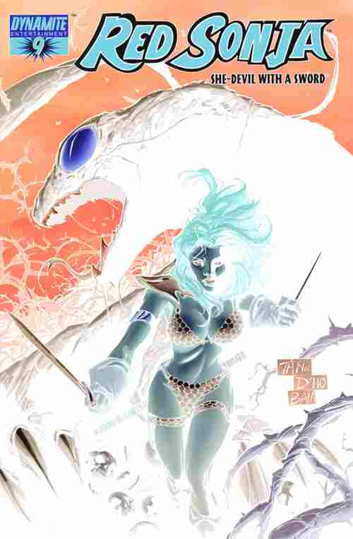 RED SONJA (BILLY TAN NEGATIVE COVER) #9 NM+