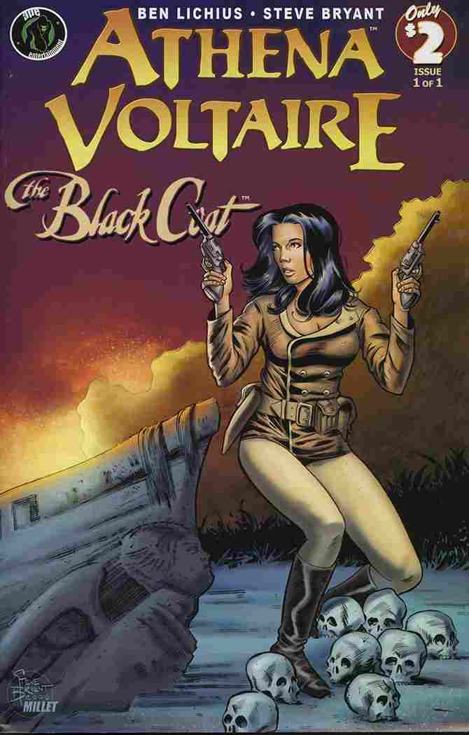 BLACK COAT & ATHENA VOLTAIRE ONE-SHOT BLACK CVR