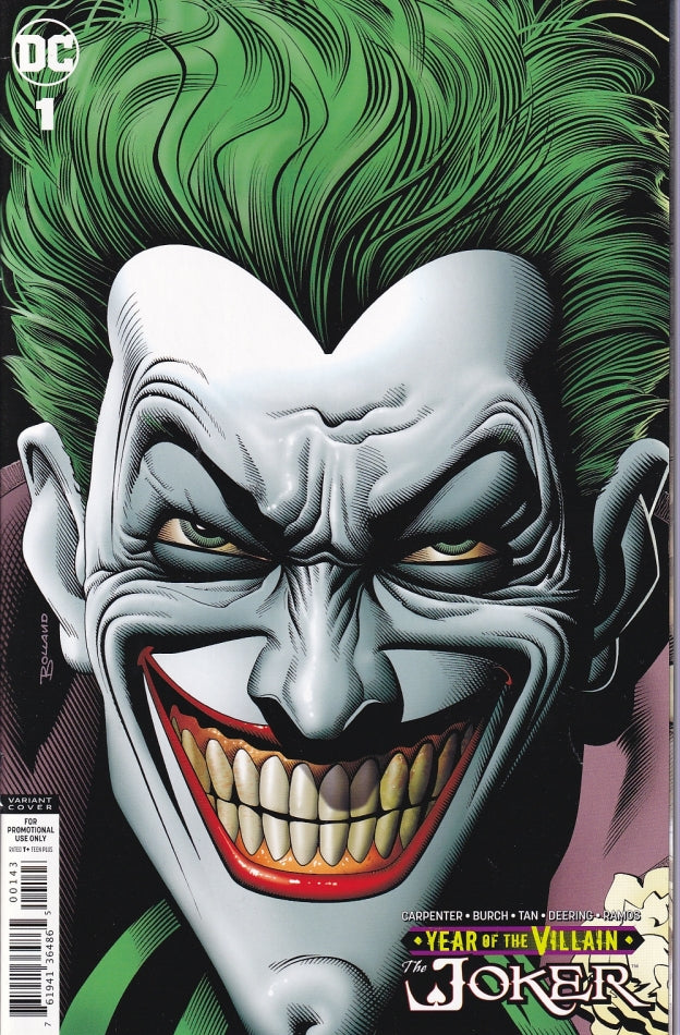 JOKER YEAR OF THE VILLAIN #1 RETAILER INCENTIVE ED