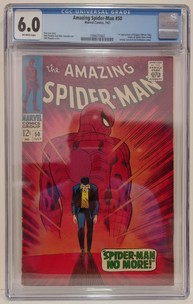 AMAZING SPIDER-MAN (1963) #050 - CGC 6.0