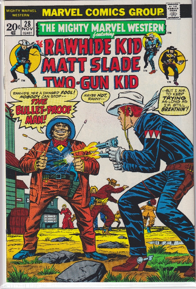 MIGHTY MARVEL WESTERN #28 VF-