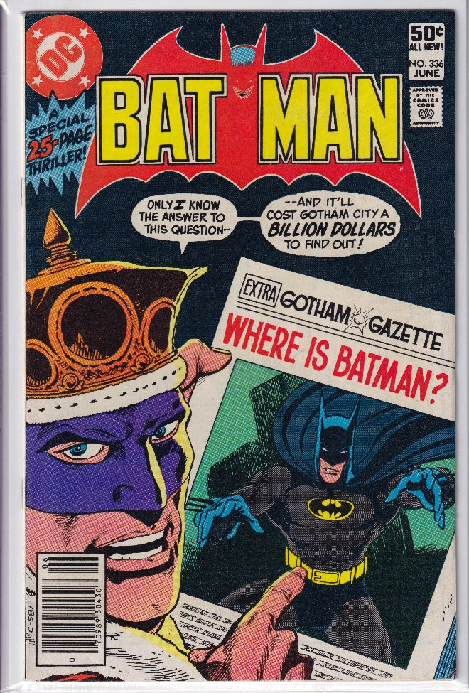BATMAN (1940) #336 VF-