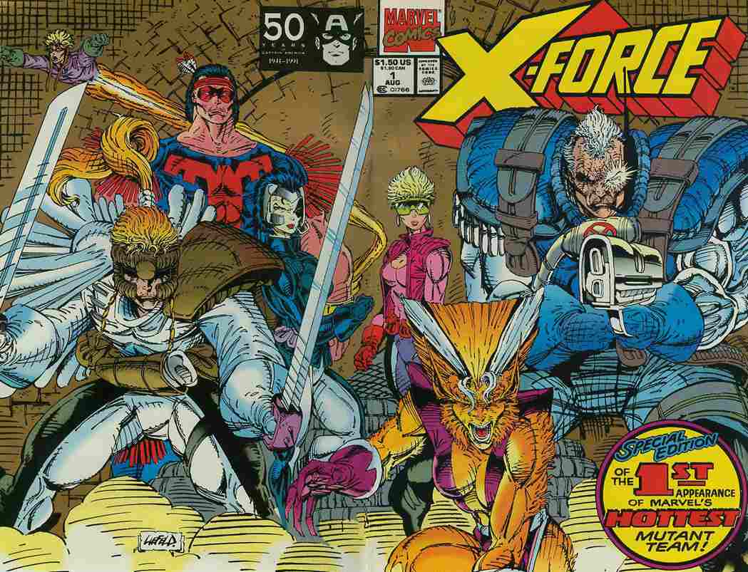 X-FORCE (1991) #001 - 2ND PRNT GLD