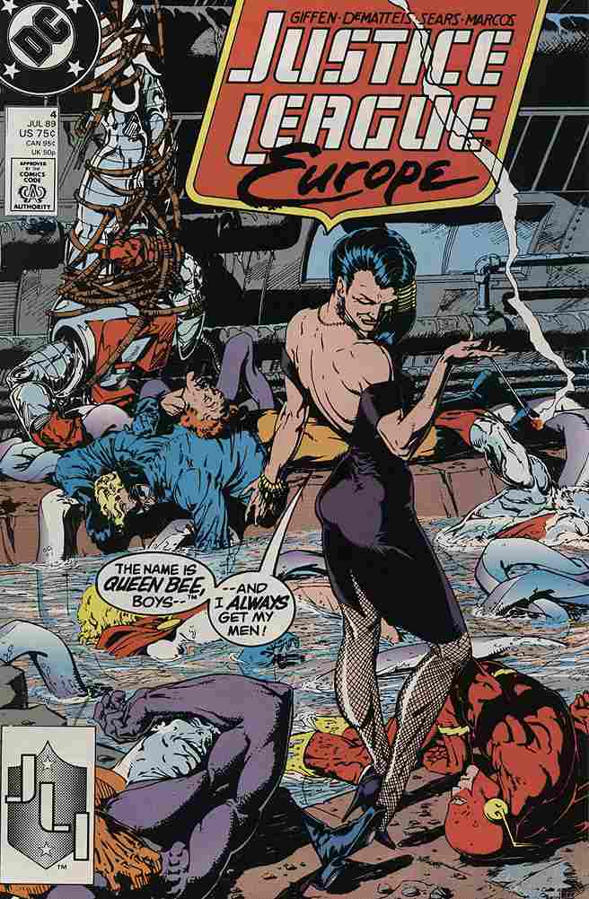 JUSTICE LEAGUE EUROPE #4 VF+