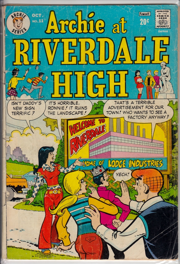 ARCHIE AT RIVERDALE HIGH #11 GD-