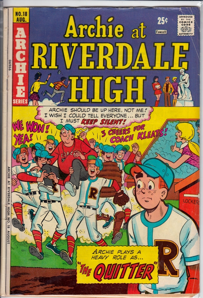 ARCHIE AT RIVERDALE HIGH #18 GD+