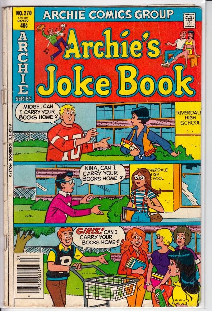 ARCHIE’S JOKEBOOK MAGAZINE #270 GD+