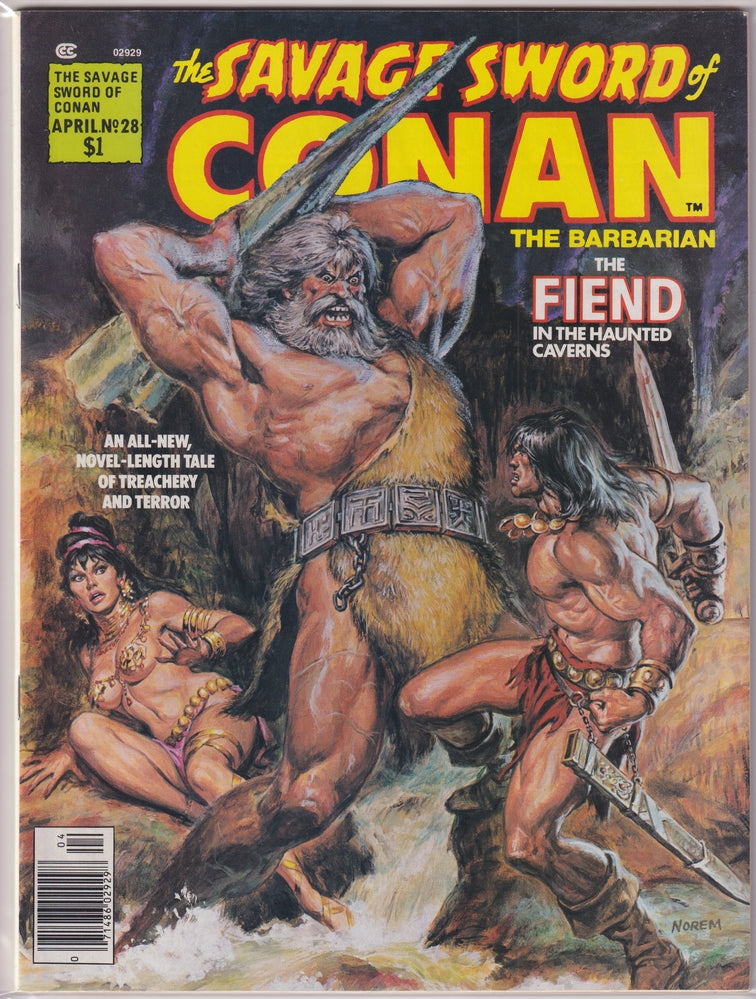 SAVAGE SWORD OF CONAN (1974) #028 VF-