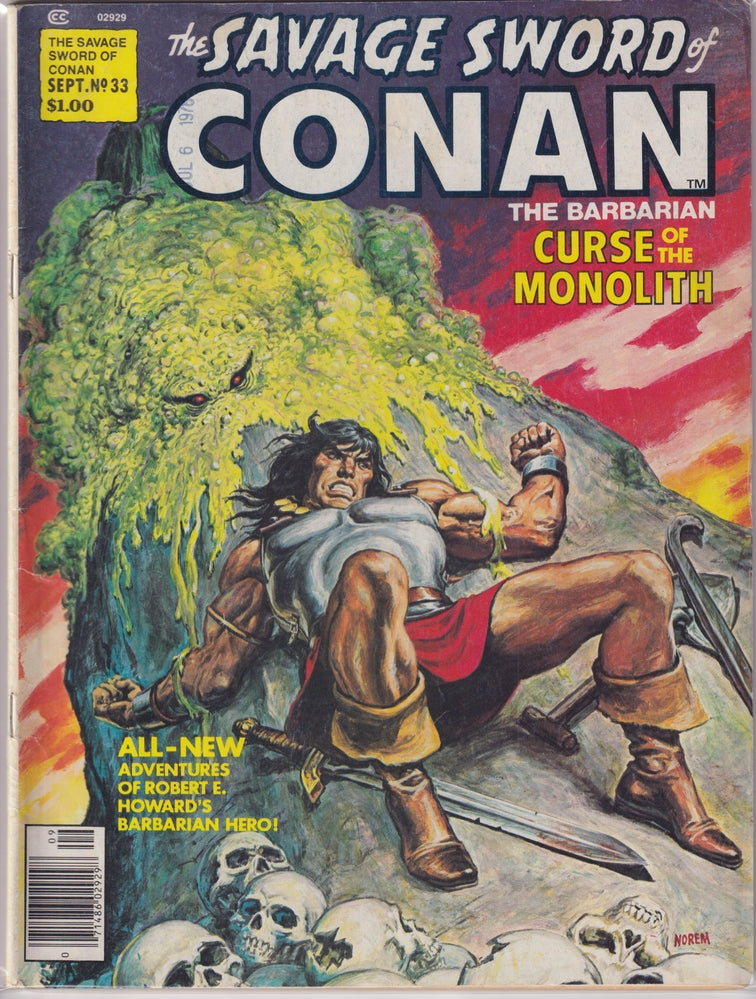 SAVAGE SWORD OF CONAN (1974) #033 FN