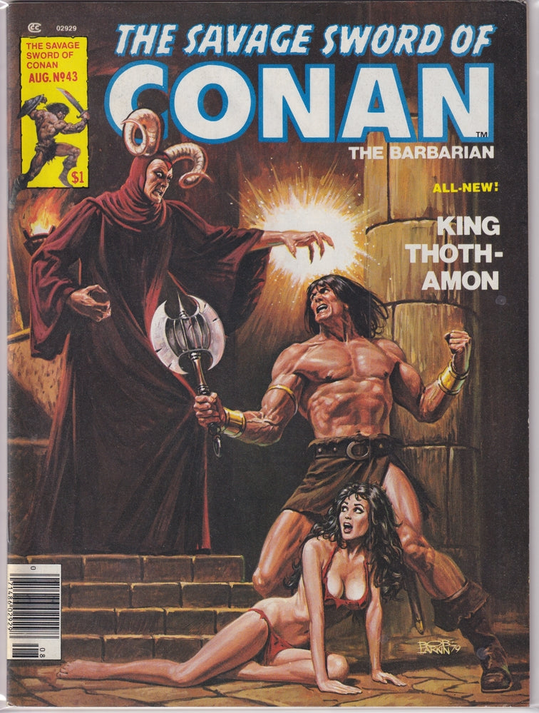 SAVAGE SWORD OF CONAN (1974) #043 VF+