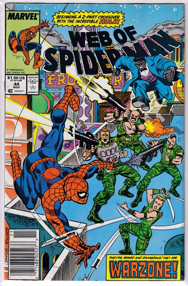 WEB OF SPIDER-MAN (1985) #044 VF+